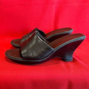 Merona Brown Wedge Sandals Size 7.5